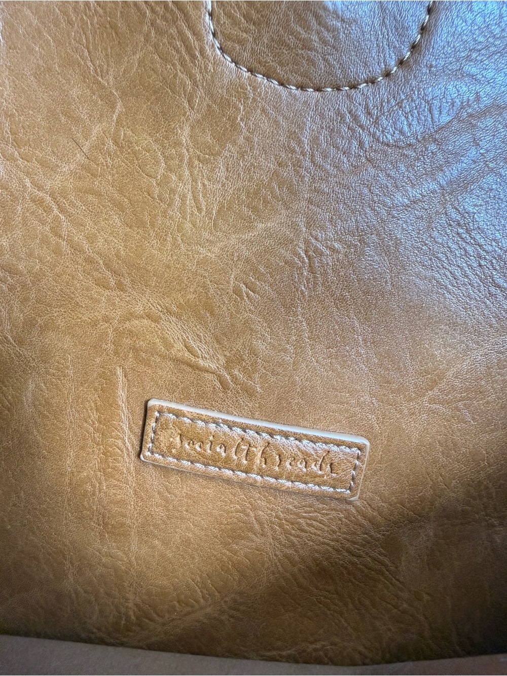 Salt Purse Strap with Tan Crossbody Bag - Picture 8 of 10